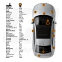 Korektorius 15 ml (Kodas : L0K1 0R 9099) AUDI SEAT VW PORSCHE